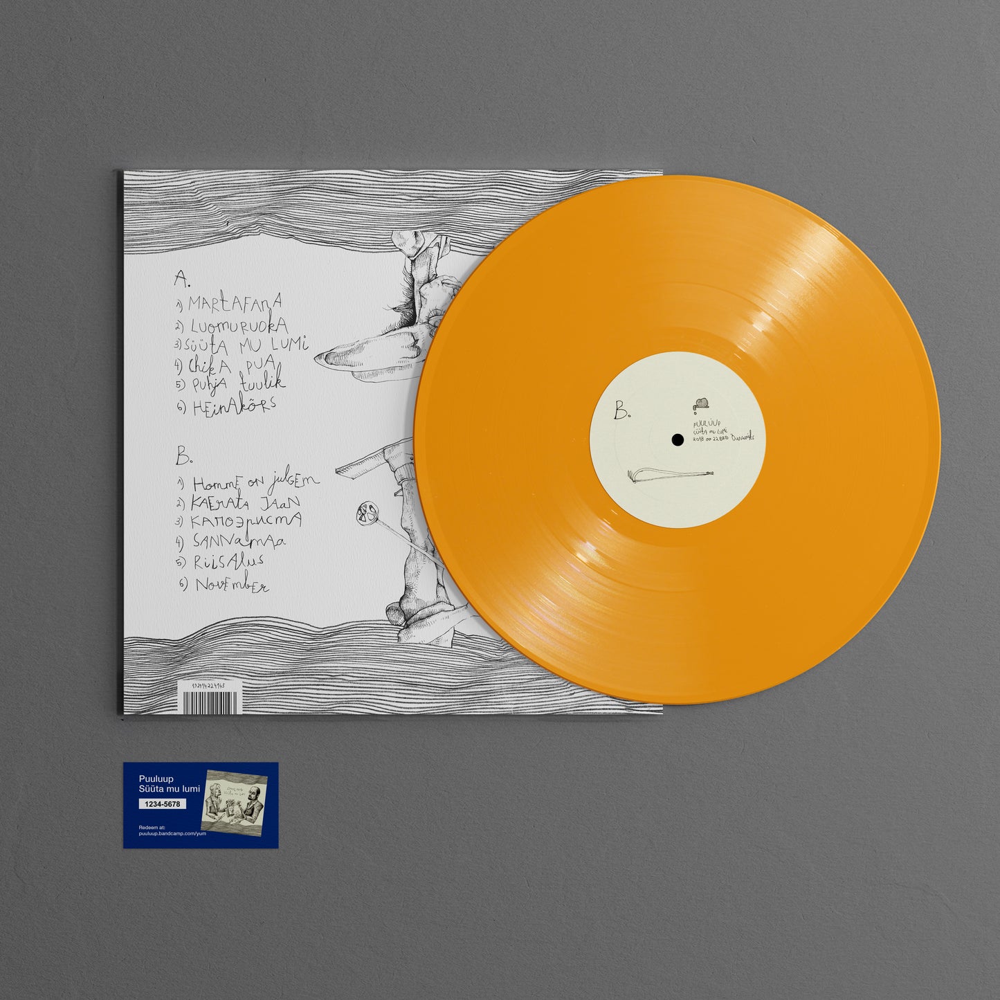 Puuluup "Süüta mu lumi" [Limited Edition] Yellow (2024 repress)